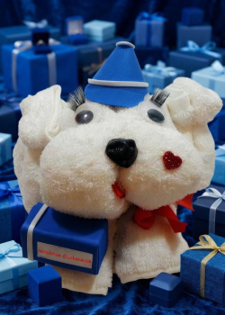 Handtuchhund mit Charme
